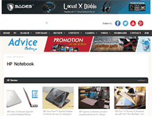Tablet Screenshot of hp.notebookspec.com